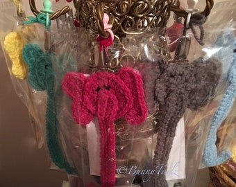 Elephant Binky Crochet Pacifier Holder Baby