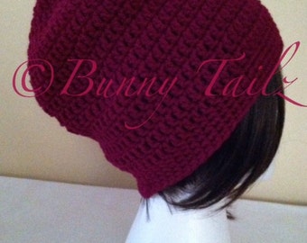 Beanie Handmade Crochet Beanie Unisex Slouchy Beanie Hat