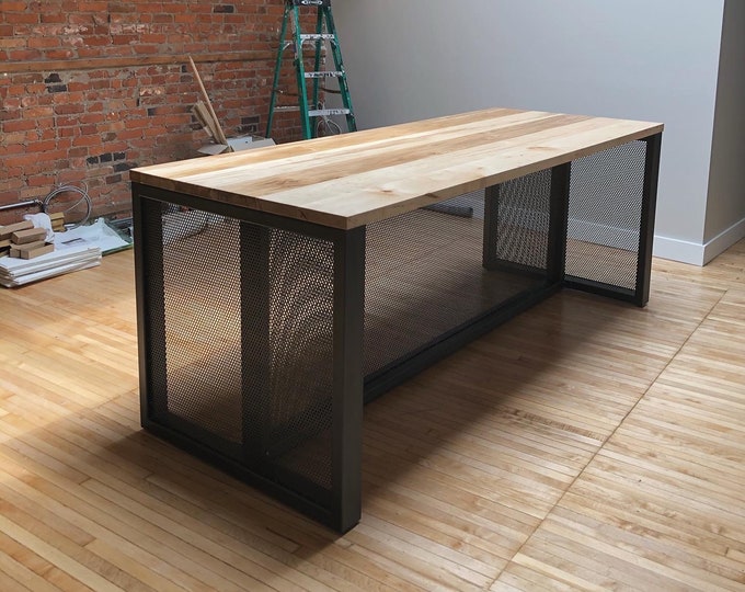 Reclaimed Wood Farm Table Pub Height | Etsy