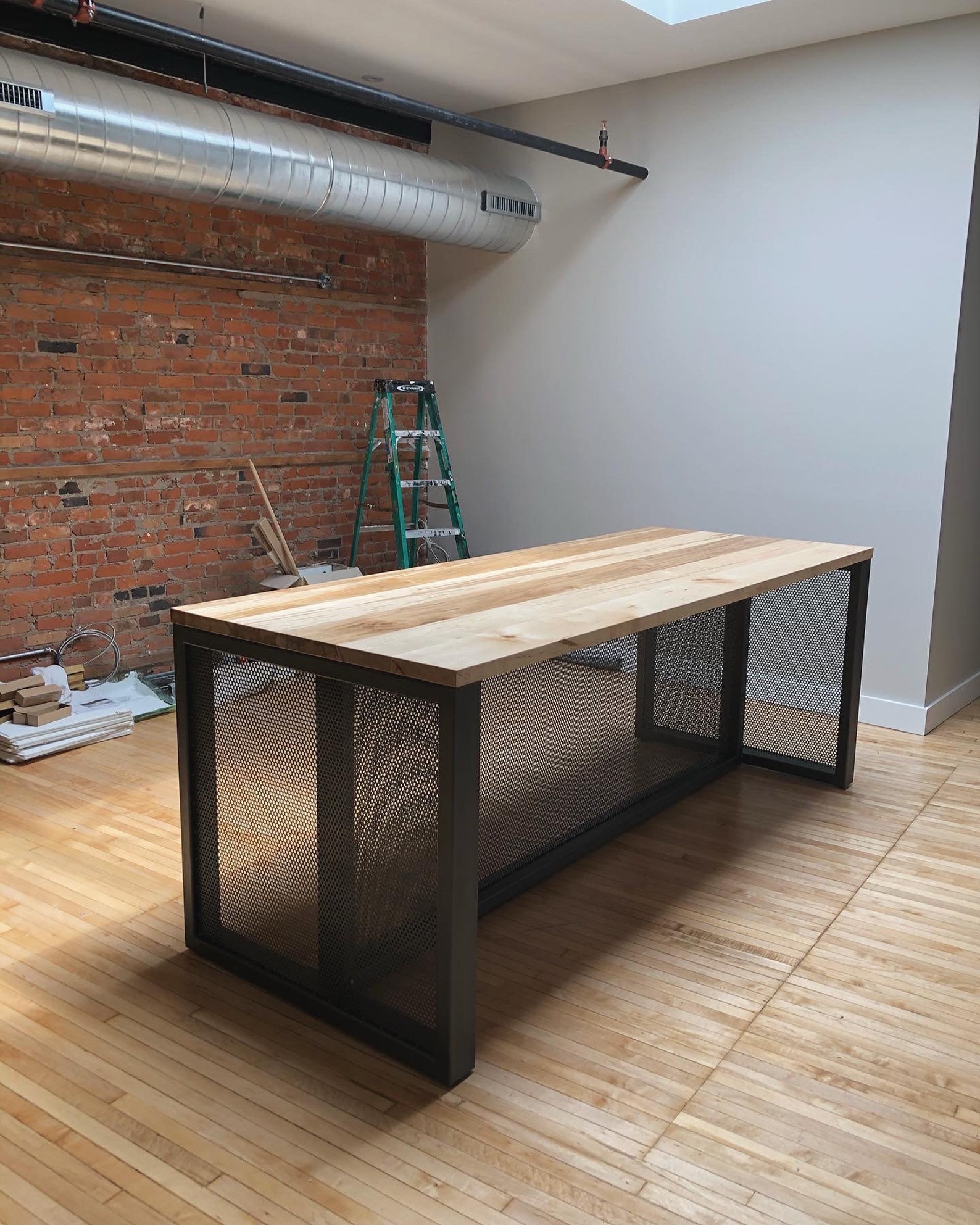 Bar Height Conference Table / Pub Table / Lunchroom Table Etsy