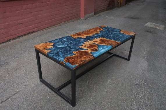 Kết quả hình ảnh cho river epoxy coffee table