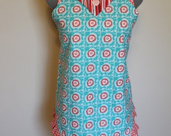 PATTERN Dizzy Lizzy Reversible Apron Pattern PDF Great Gift Idea