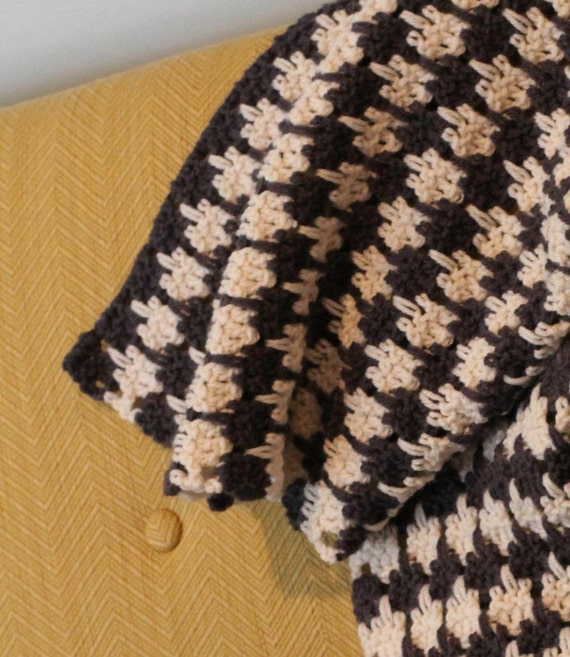 PATTERN Crochet Houndstooth Blanket Afghan Throw PATTERN PDF Great Gift Idea Etsy UK