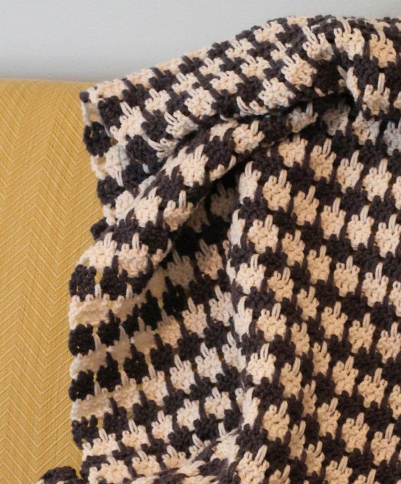 Tolone Houndstooth Polychrome Small Blanket