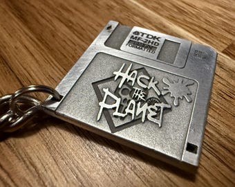 Hackers 3 1/2” Floppy Disk Keychain