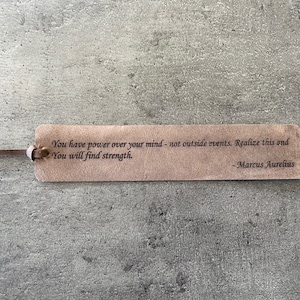 Marcus Aurelius Bookmark Courage Bookmark for Men Stoic Bookmark Marcus Aurelius Quote Bookmark Philosophy Bookmark Stoicism Bookmark Stoic