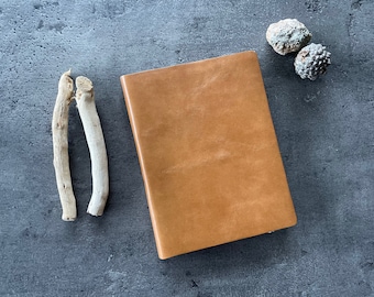 Blank Leather Journal Minimalist Thick Soft Journal Soft Leather Notebook Thick Leather Travel Journal Plain Journal Unlined Journal Blank