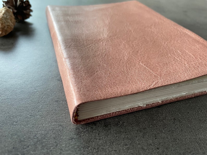 Soft Leather Notebook Pink Leather Notebook
