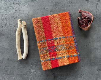 Wool Journal Handmade Woolen Notebook Colorful Journal Notebook Indian Notebook Ethnic Journal Sketchbook Woven Journal Creative Gift Rustic