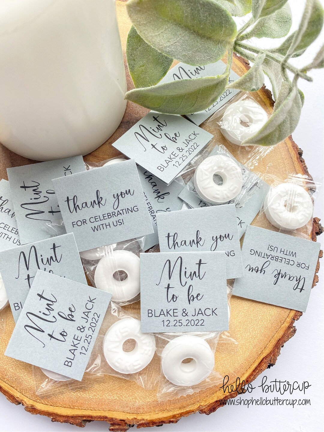 Mint to Be Wedding Favors, Lifesaver Mint Favors, Bridal Shower Favors