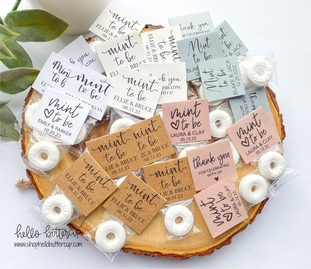 Mint to Be Wedding Favors, Lifesaver Mint Favors, Bridal Shower Favors