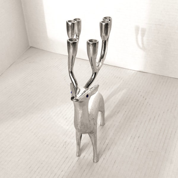 Pottery Barn Silver Candle Holder Etsy