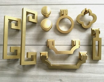 Möbelgriffe messing | Etsy