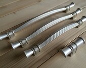 Silver White Crystal Cabinet Door Handle Rhinestone Drawer Pull Handles Dresser Pulls Glass Cupboard Knobs Extra Large 128 160 192 224 mm