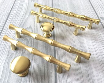 Gold Knob Cabinet drawer knob Dresser Drawer Furniture pulls Round knob Round Handles Modern Pulls 339416 Gold pull