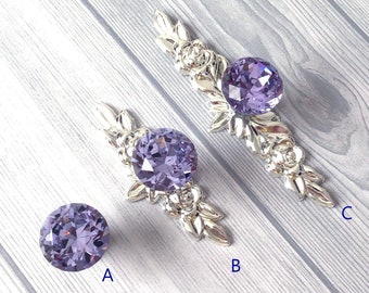 Purple Dresser Knobs Etsy