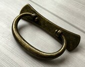 1 1 2 quot Vintage Look Drop Bail Swing Dresser Pull Drawer Knobs Pulls Handle Antique Bronze Rustic Cabinet Handles Lynns Hardware 1.5 quot 38 mm