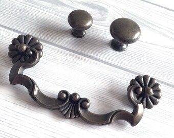 3 75 4 5 Drop Handles Bail Dresser Pulls Drawer Etsy