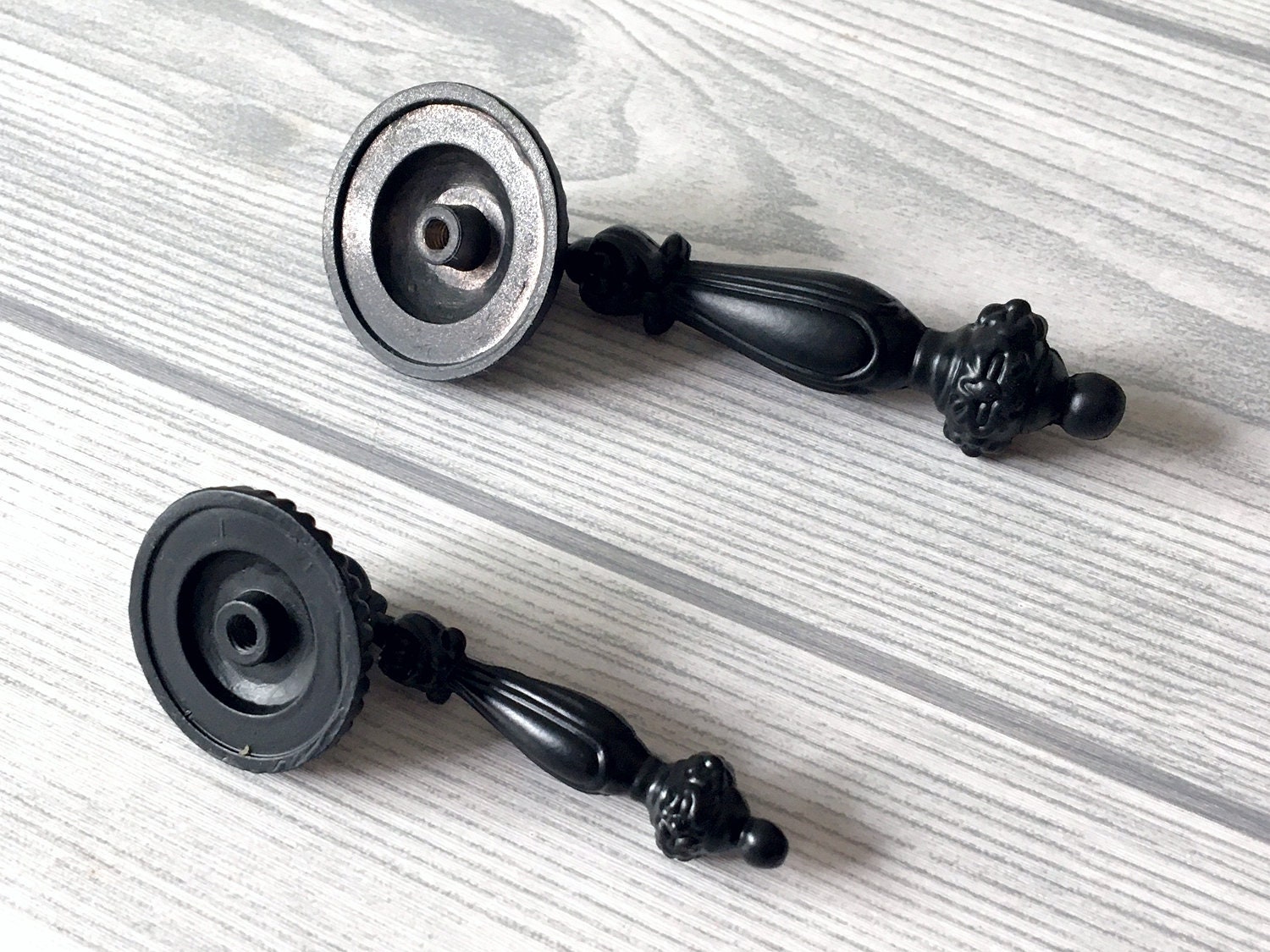 Black Drop Pull Drawer Knob Pull Handles Dresser Pulls Handle Etsy