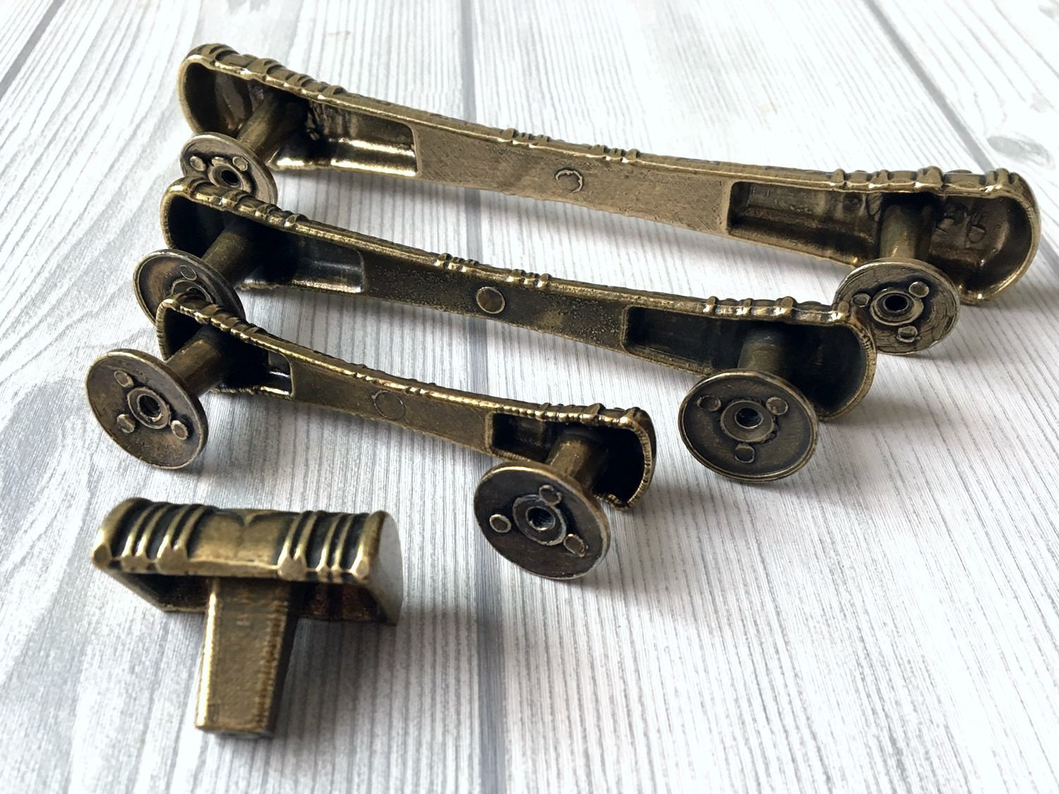 64 96 128 mm Antike Bronze Schrank Griffe Schubladen Griff | Etsy
