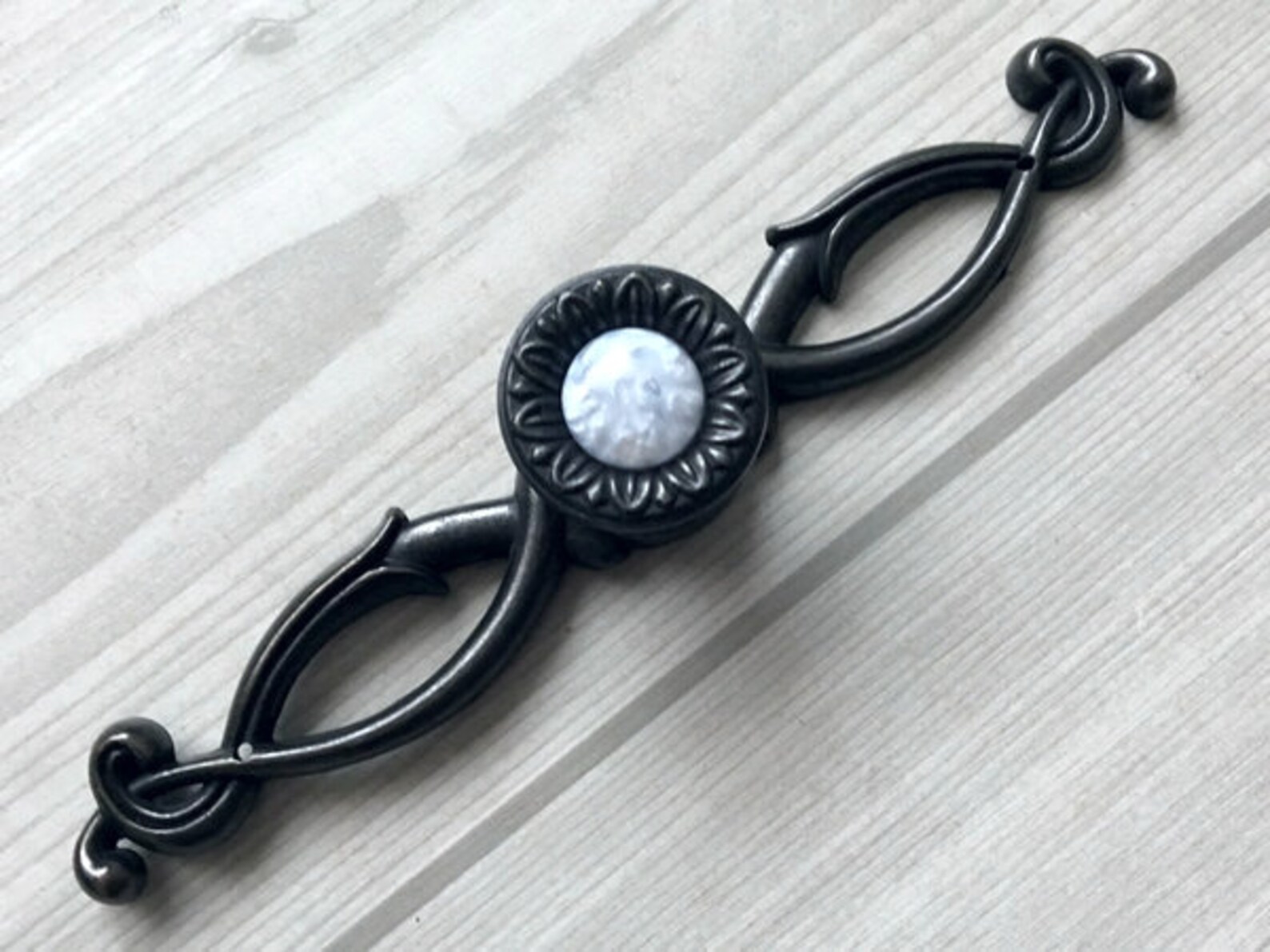 Gem Look Antique Black Knobs Dresser Knob Drawer Knobs Pulls Etsy