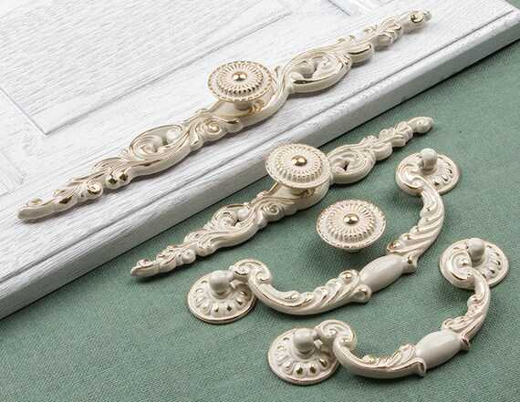 Antik-Brass Rund-Griffe Möbelgriff Schrankgriffe Griff Knopf 30mm Möbelknopf