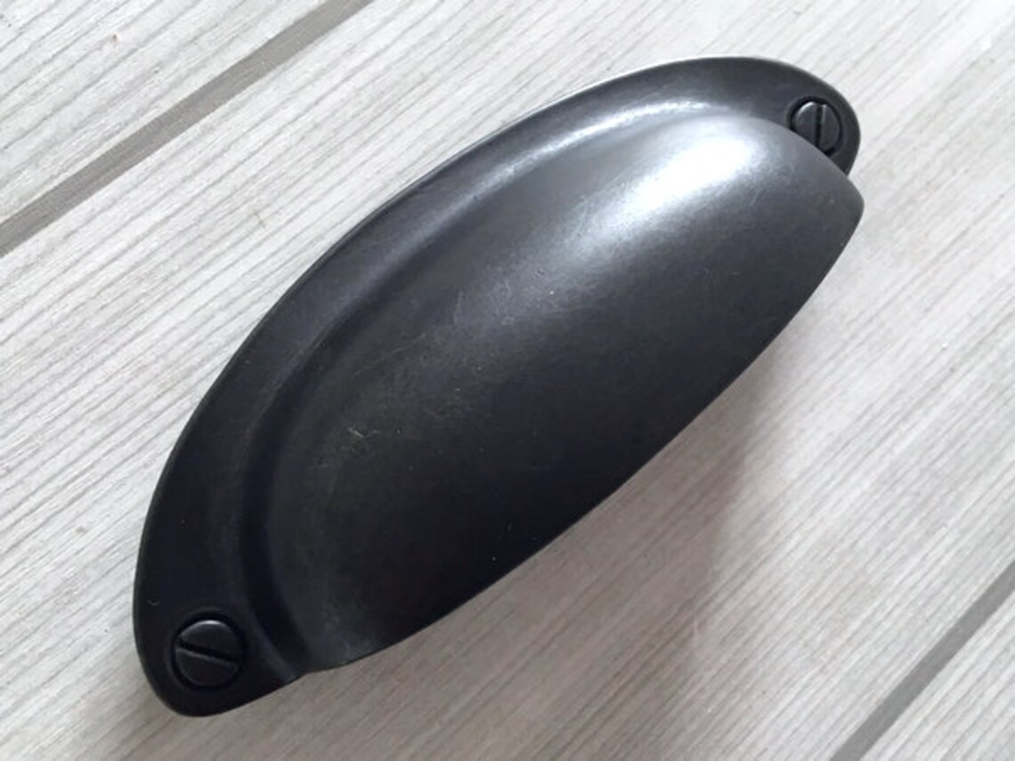 Antique Black Knob Rustic Door Knobs Dresser Knobs Etsy