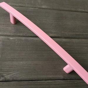 3 3.75 5 Pink Knob Drawer Pulls Cup Bin Pull Kitchen Cabinet Door Handle Dresser Pull Handles Kids Knobs Lynns Hardware 76 96 128 mm E- 5"/128 mm