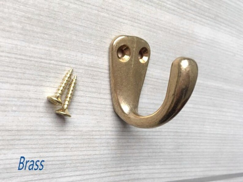Small Wall Hooks Brass Hook Decorative Hooks Wall Hook Antique Etsy
