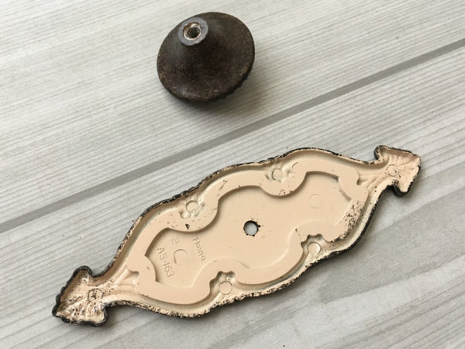 Vintage Style Rustic Knobs / Antique Black Bronze Dresser Knob Etsy