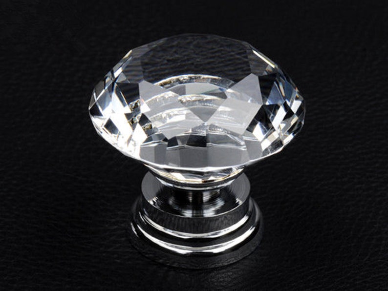 Knob Knobs Glass Knobs Crystal Knob Dresser Knob Drawer Knobs Etsy