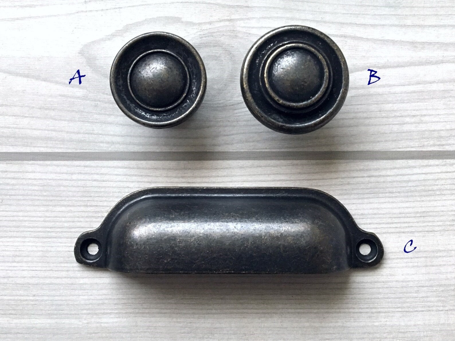 89 mm Vintage Stil Muschelgriff Antike Bronze Schubladen Griff | Etsy