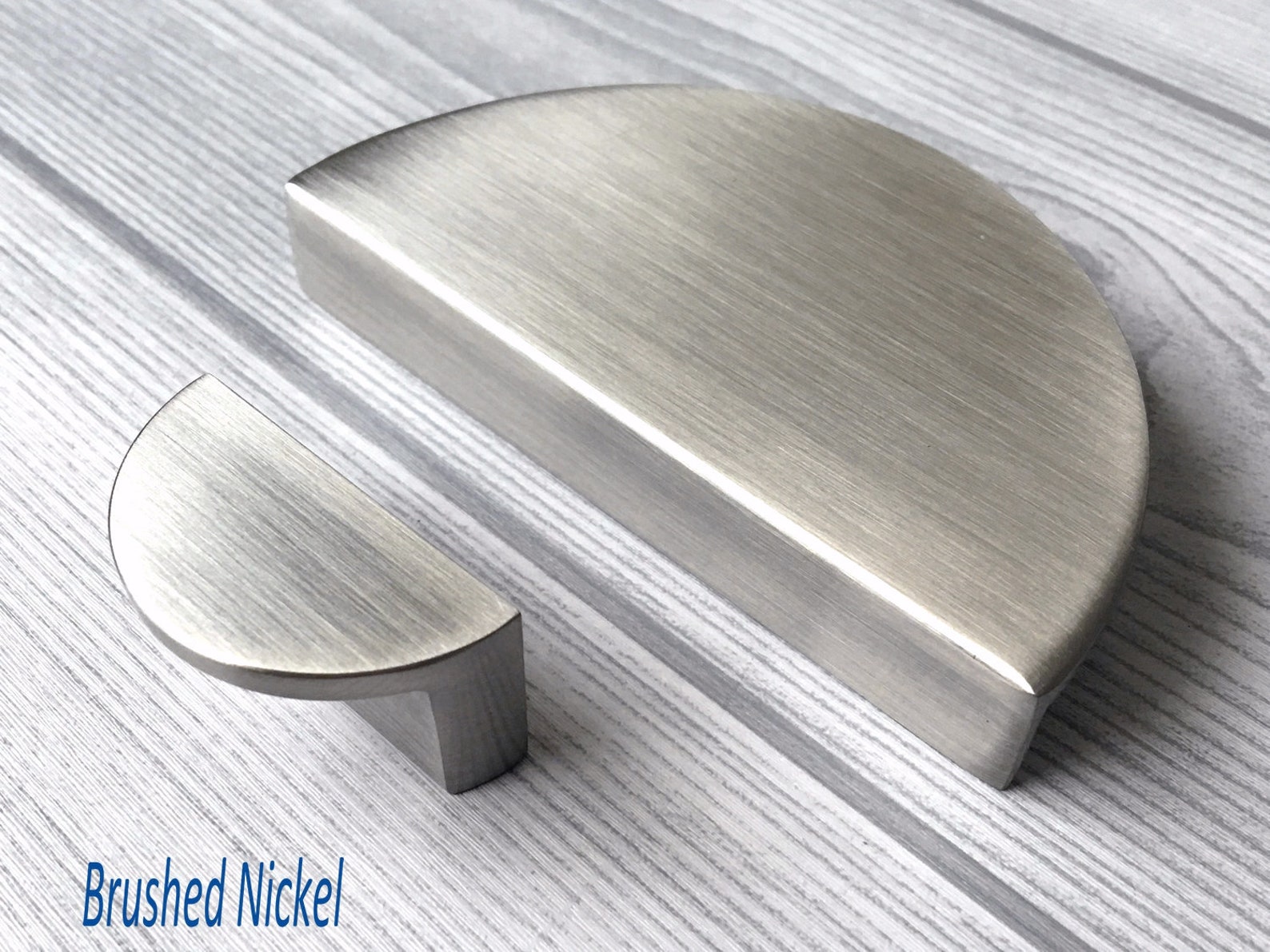 1 1/4 2 1/2 CC Drawer Pull Half Moon Dresser Etsy