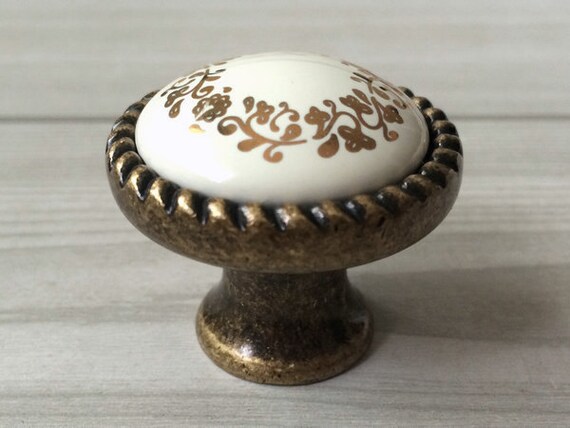 Ceramic Drawer Knobs Pull Handles Kitchen Cabinet Door Knob Etsy