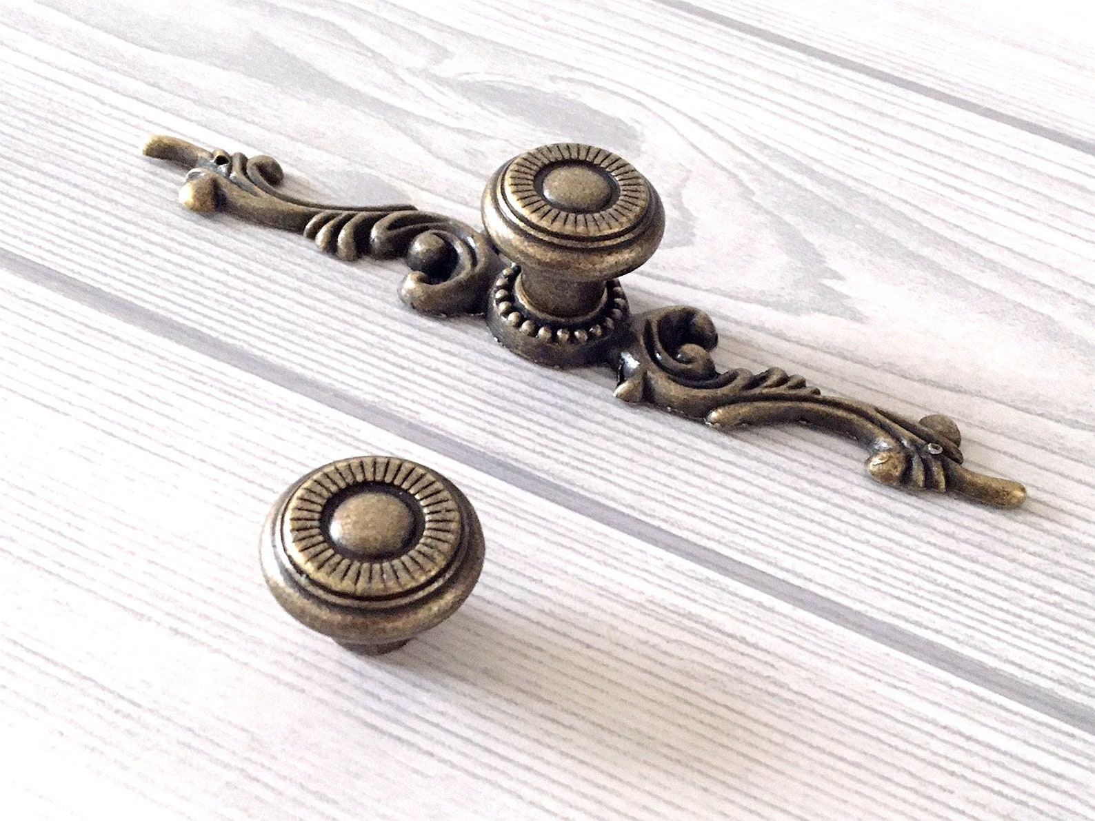 Rustic Dresser Drawer Knobs Pulls Backplate Antique Bronze Etsy