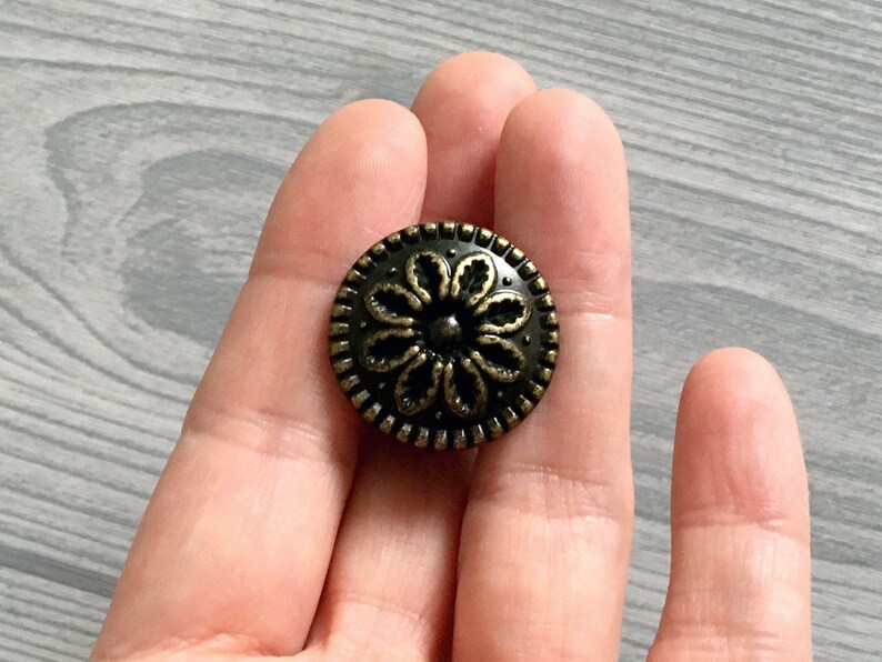 Rustic Dresser Drawer Knobs Pulls Backplate Antique Bronze Etsy