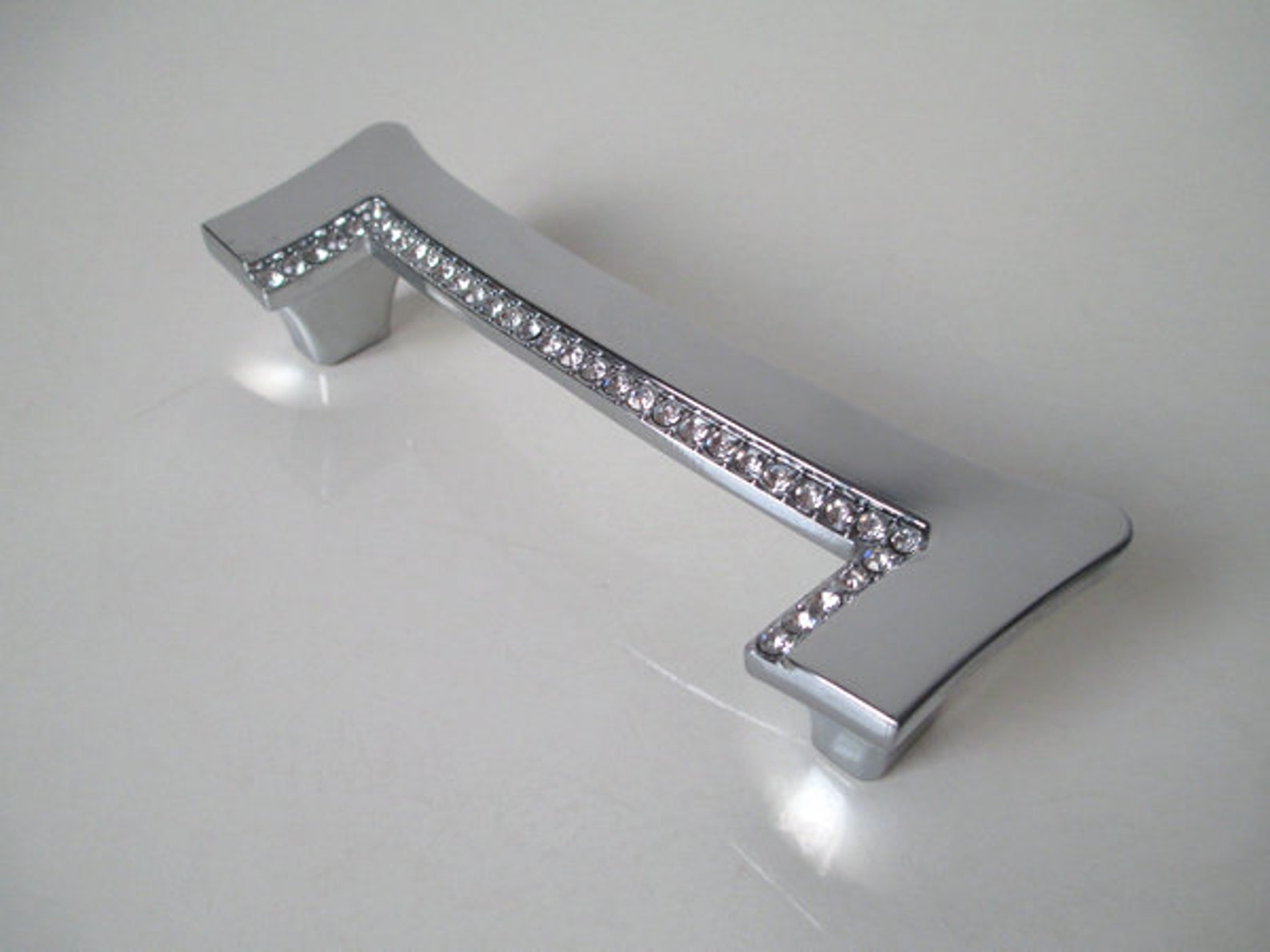 1.25 3.75 5 Crystal Dresser Drawer Pulls Etsy
