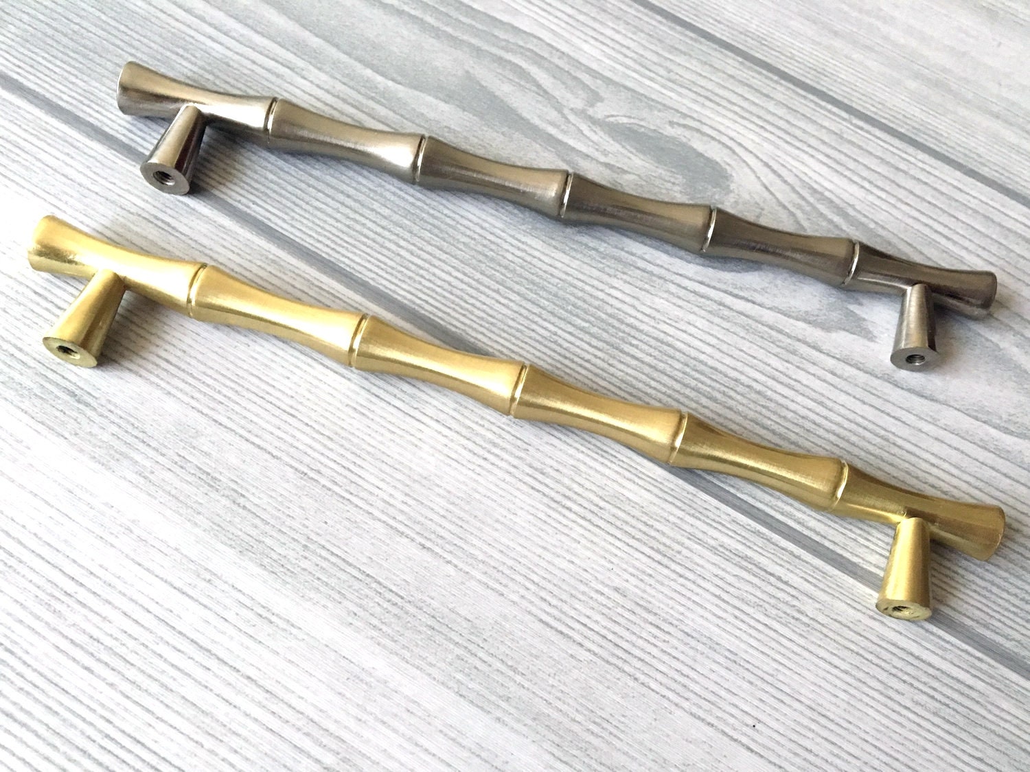 6.25 Bamboo Drawer Pulls Pull Dresser Handles Etsy