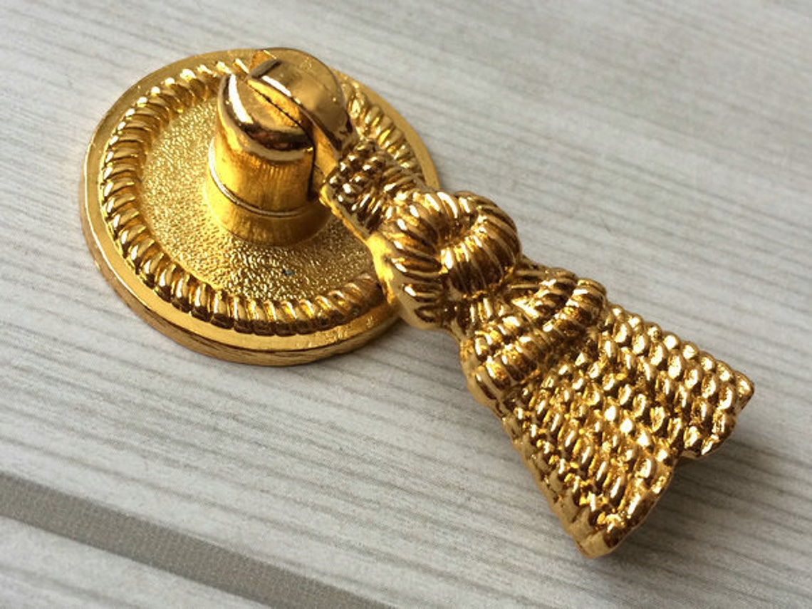 Vintage Style Tassel Drop Pull Dresser Drawer Pulls Poignées Etsy