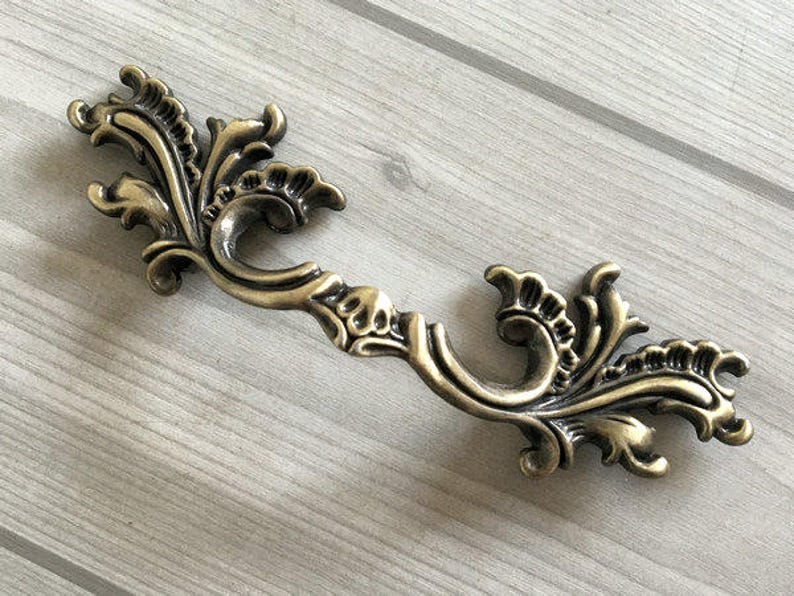 2.5 Leaf Dresser Pull Drawer Pulls Door Handles Antique Etsy