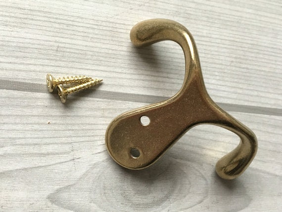 Vintage Brass Horse Head Coat Hook Towel Hook Wall Hook 