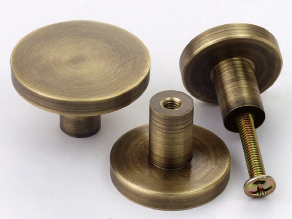 Brass Knobs Drawer Knob Pulls Handles Door Knob Handle Etsy
