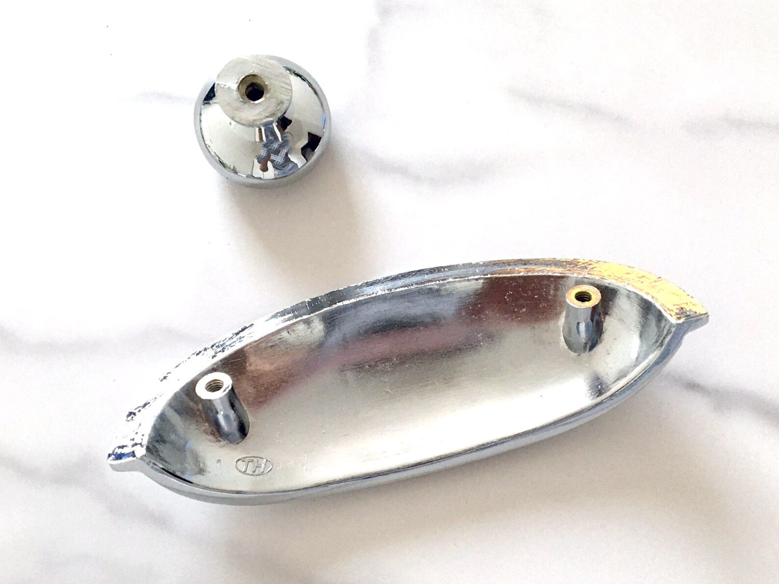 3 Centros Cajón Pull Cup Pulls Gabinete Tira De Mangos | Etsy