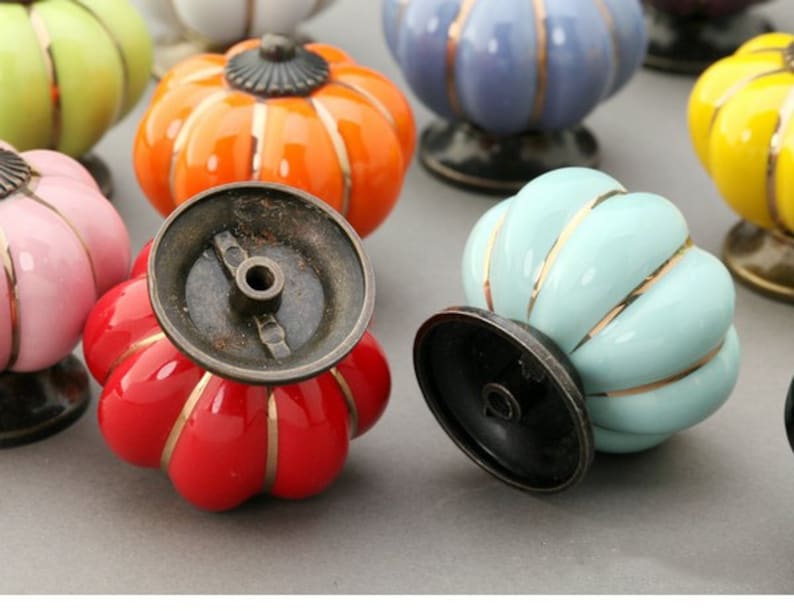 Keramik Schrankknöpfe - Zink-Legierung, 43 Mm, Verschiedene Farben