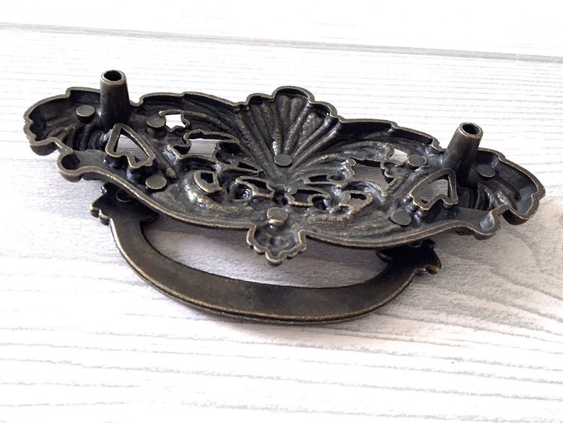 3 Vintage Style Bail Drawer Pull Handle Dresser Pulls Etsy