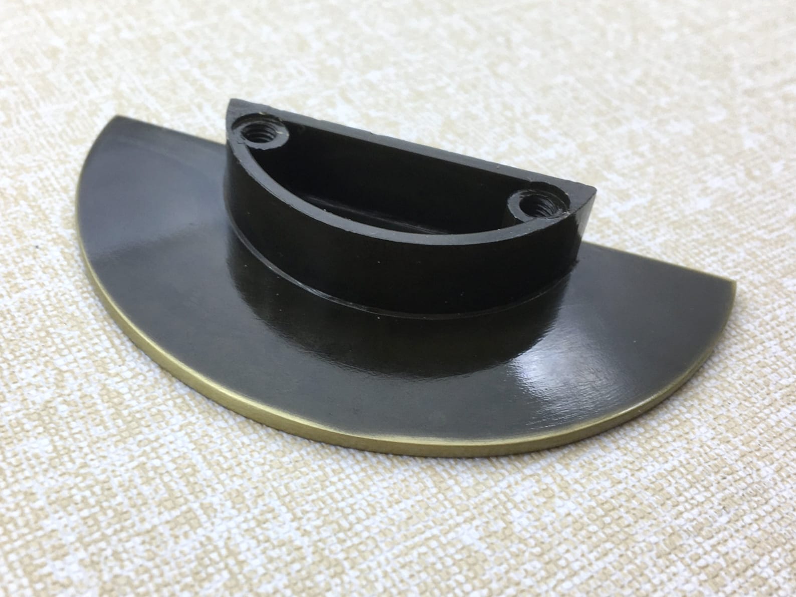 1 Pair of Half Moon Drawer Pulls 1.25 Centers Vintage Etsy