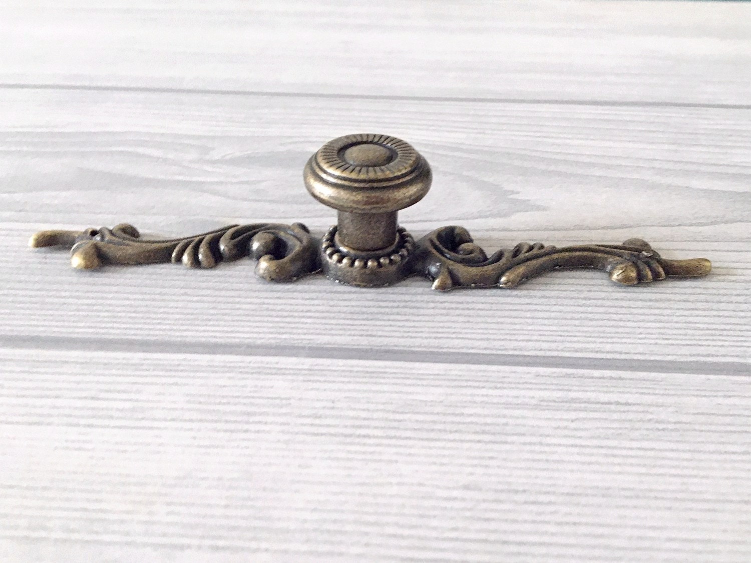 Rustic Dresser Drawer Knobs Pulls Backplate Antique Bronze Etsy UK