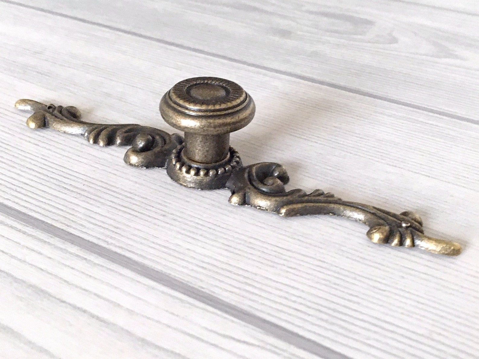 Rustic Dresser Drawer Knobs Pulls Backplate Antique Bronze Etsy