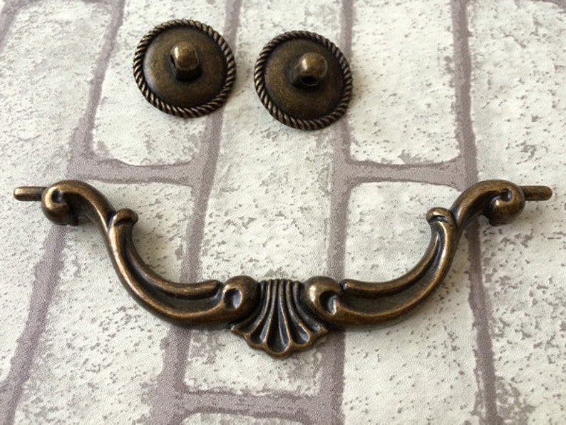 5 1/2 Drop Bail Dresser Pull Handle Drawer Pulls Handles Etsy