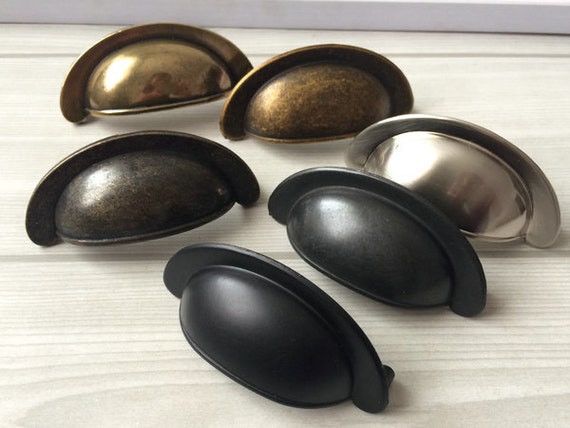 2 3 4 Bin Cup Drawer Pull Handles Dresser Pulls Antique Etsy